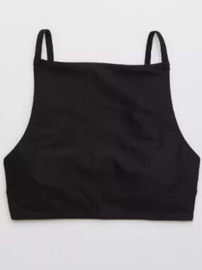 Aerie Black High Neck Bikini Top – Size XL